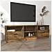 Mobile Tv Rovere Fumo 150x33,5x45 Cm In Legno Ingegnerizzato - Foto miniatura 6