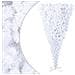 Albero Di Natale Artificiale Capovolto Con Base Bianco 210 Cm - Foto miniatura 1