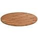 Piano Tavolo Rotondo Marrone Chiaro 60x1,5cm Rovere Trattato - Foto miniatura 1