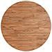 Piano Tavolo Rotondo Marrone Chiaro 60x1,5cm Rovere Trattato - Foto miniatura 2