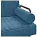 Divano Letto Con Braccioli Blu In Velluto - Foto miniatura 5