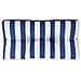 Cuscino Per Pallet Strisce Bianche E Blu 80x40x12 Cm In Tessuto - Foto miniatura 2