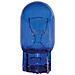 12v Blue Dyed Glass, da Zoccolo Vetro - (w21w) - 21w - W3x16d - 2 Pz - D /blister - Foto miniatura 1