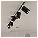 Lampada A Soffitto Lemmi 6l Nero Sl. 1169 - Moderno Lampade Da Soffitto Nero 20x135x24 Cm - Foto miniatura 6