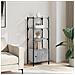 Libreria 3ripiani Grigio Sonoma 41x30x109,5cm Legno Multistrato - Foto miniatura 3
