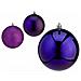 Set Di Palline Di Natale Viola Plastica 10 X 11 X 10 Cm (12 Unità) - Foto miniatura 2