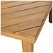 Tavolino Da Giardino Legno Chiaro 70 X 70 Cm Baratti - Foto miniatura 4