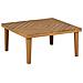 Tavolino Da Giardino Legno Chiaro 70 X 70 Cm Baratti - Foto miniatura 5