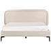Letto Velluto Suzette 180 X 200 Cm Beige Chiaro - Foto miniatura 3
