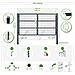Pacchetto Cancello Battente In Rete Razo 300b160 + Cancello Grigio Da 1 M - Foto miniatura 6