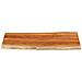 Piano Tavolo 120x60x3,8 Cm Rettangolare Legno Acacia Bordi Vivi - Foto miniatura 3