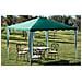 Gazebo Tropikana 300x300 Cm Telo In Poliestere Verde Bianco Arredo Giardino - Foto miniatura 2