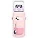 Borsa Per Bottiglia D'acqua Con Clip In Metallo Pink - Foto miniatura 2