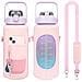 Borsa Per Bottiglia D'acqua Con Clip In Metallo Pink - Foto miniatura 1