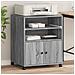 Supporto Per Stampante Con Ruote Grigio Sonoma 60x48x74 Cm - Foto miniatura 1