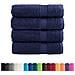 Asciugamani per Sauna SOLUND 2pz Blu Navy 50x100 cm 600gsm - Foto miniatura 2