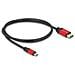 Cavo USB Type-C per DisplayPort (DP Alt Mode) 8K 30 Hz con funzione HDR 1 m rosso - Foto miniatura 2