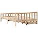 Letto senza Materasso 120x190 cm in Legno Massello di Pino - Foto miniatura 4