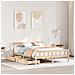 Letto senza Materasso 120x190 cm in Legno Massello di Pino - Foto miniatura 7