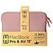 Cover Per Macbook 13” Basic Life Edition In Schiuma, Bianco / Rosa - Foto miniatura 4