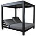 Fedra - Gazebo Letto Con Struttura In Alluminio Color Antracite - Foto miniatura 4