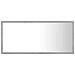 Specchio Da Bagno A Led Grigio 90x8,5x37 Cm In Acrilico - Foto miniatura 2