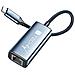 IDATA USB-ETGIGAC2 replicatore di porte e docking station per laptop Cablato USB 3.2 Gen 1 (3.1 Gen 1) Type-C Nero, Argento - Foto miniatura 3