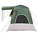 Tenda Familiare  con Finestre a Cupola Verde per 6 Persone Impermeabile - Foto miniatura 5