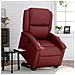 Poltrona Alzapersona Reclinabile Rosso Vino in Similpelle - Foto miniatura 2
