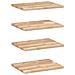 Mensole da Parete 4 pz 40x30x2 cm Legno Acacia Non Trattato - Foto miniatura 1
