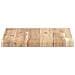 Mensole da Parete 4 pz 40x30x2 cm Legno Acacia Non Trattato - Foto miniatura 5