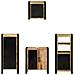 Set di mobili per il bagno 4 pcs Legno di mango massello - Foto miniatura 8