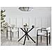 Tavolo Da Pranzo Meston Nero 120 Cm 120 Cm Vetro Temperato - Foto miniatura 1