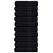 Asciugamani Doccia 10 pz Neri 70x140 cm 360 g/m² 100% Cotone - Foto miniatura 1