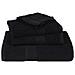 Asciugamani Doccia 10 pz Neri 70x140 cm 360 g/m² 100% Cotone - Foto miniatura 4