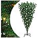 Albero di Natale artificiale pre-illuminato capovolto con set di palle - Foto miniatura 1