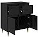 Credenza con cassetto Rovere Nero 60 x 35 x 70 cm - Foto miniatura 5
