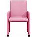 Sedie da Pranzo con Ruote 2 pcs Rosa 57 x 66 x 94 cm Tessuto - Foto miniatura 4