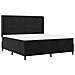 Letto a molle con materasso con led Nero 180 x 200 cm Velluto - Foto miniatura 3