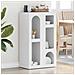 Credenza Bianco 59 x 35 x 100,5 cm Legno multistrato - Foto miniatura 2