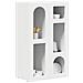 Credenza Bianco 59 x 35 x 100,5 cm Legno multistrato - Foto miniatura 3