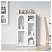 Credenza Bianco 59 x 35 x 100,5 cm Legno multistrato - Foto miniatura 4