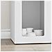 Credenza Bianco 59 x 35 x 100,5 cm Legno multistrato - Foto miniatura 5
