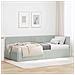 Struttura Letto Angolare con Materasso 2 pcs Grigio chiaro - Foto miniatura 2