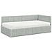 Struttura Letto Angolare con Materasso 2 pcs Grigio chiaro - Foto miniatura 4