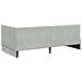 Struttura Letto Angolare con Materasso 2 pcs Grigio chiaro - Foto miniatura 9