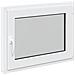 Finestra per Soffitta RISOR 80 x 50 cm PVC e Vetro Bianco - Foto miniatura 1