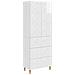 Set di armadi 2 pcs Bianco Lucido 66 x 34,5 x 90 cm - Foto miniatura 1