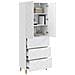 Set di armadi 2 pcs Bianco Lucido 66 x 34,5 x 90 cm - Foto miniatura 2