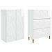 Set di armadi 2 pcs Bianco Lucido 66 x 34,5 x 90 cm - Foto miniatura 3